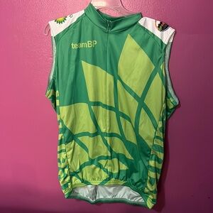 VO MAX Mens Club Cycling Jersey Team BP 2013 Size XL Made in the USA 3/4 Zip